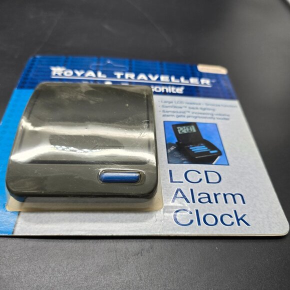 Samsonite LCD Alarm Clock With Snooze Function Backlight Royal Traveller JJ4008 - Picture 2 of 4